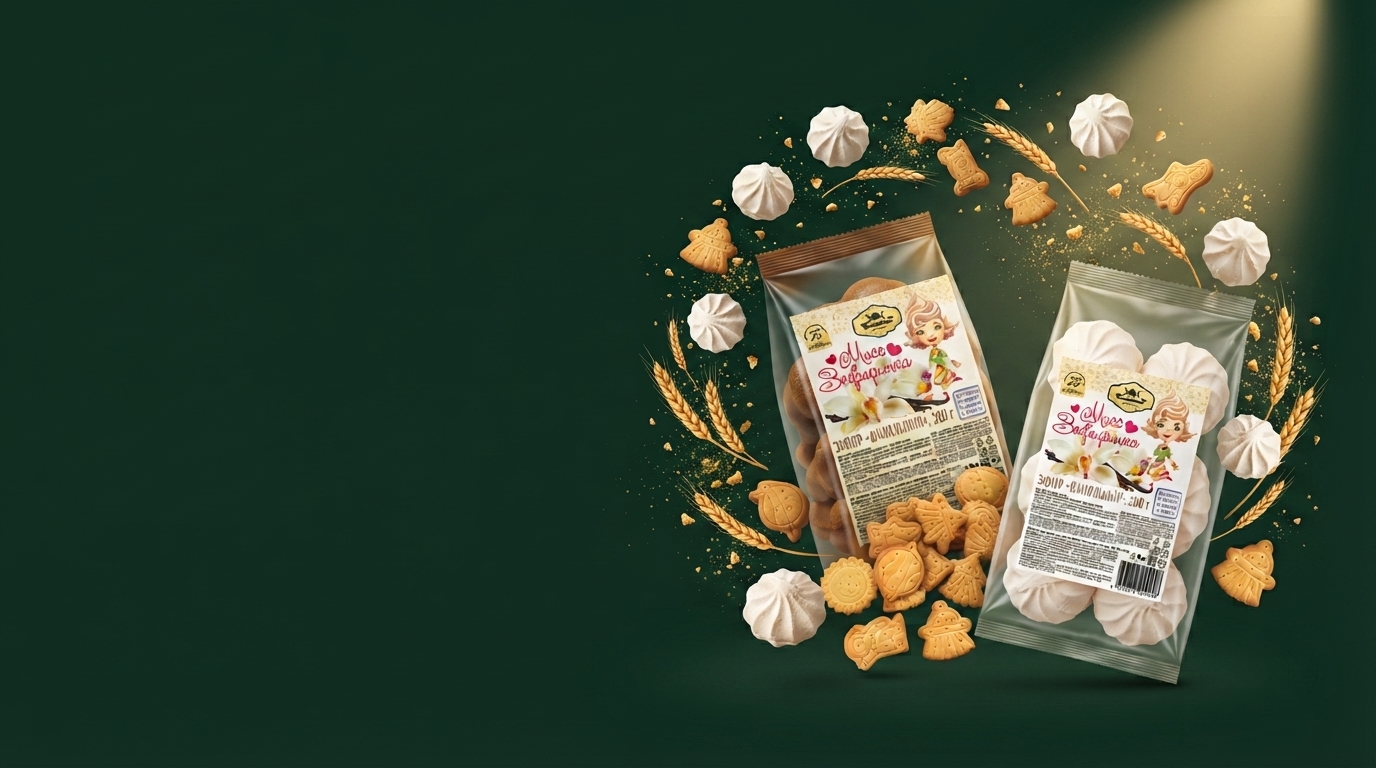 Зефир «Мисс Зефиринка» и фигурное печенье комбината